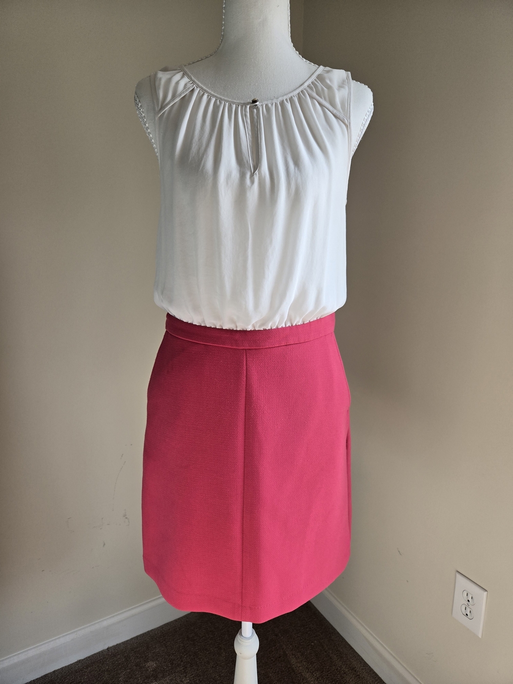 LOFT Colorblock Sheath Dress, Size 4
